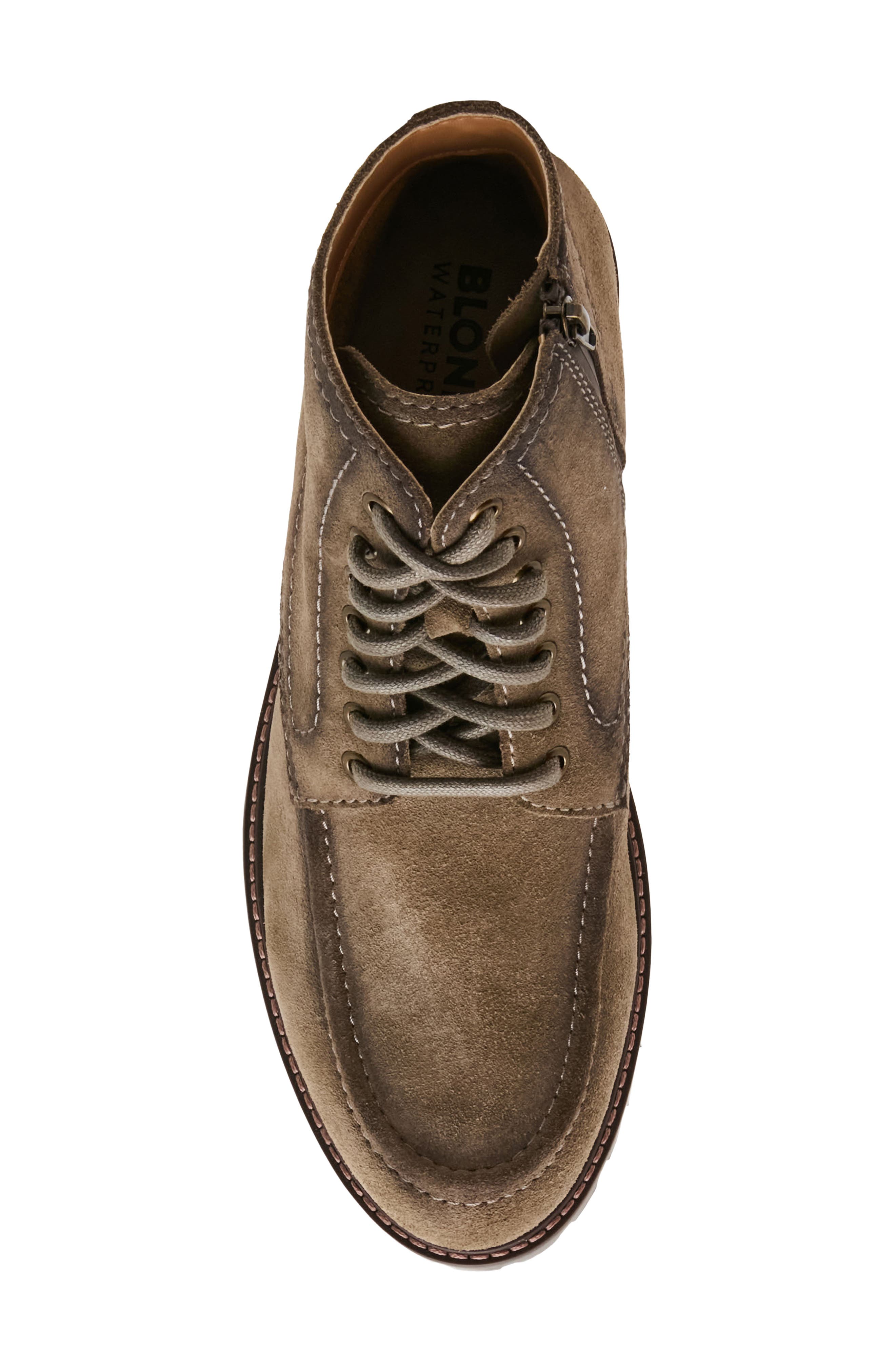 Derek Waterproof Leather Boot, Alternate, color, TAUPE SUEDE