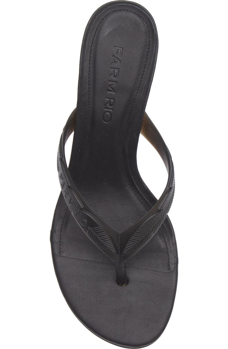 FARM Rio Rob Thong Slide Sandal, Alternate, color, Black