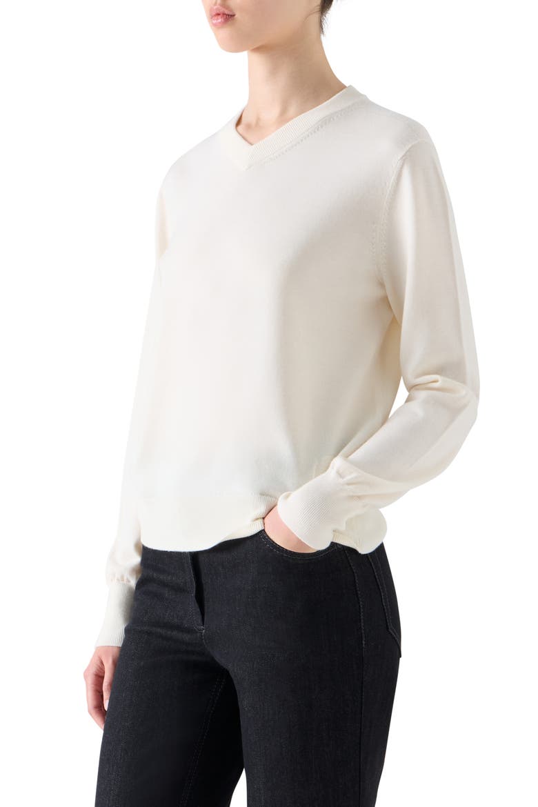 Cool Wool Relaxed Sweater, Alternate, color, CREAM