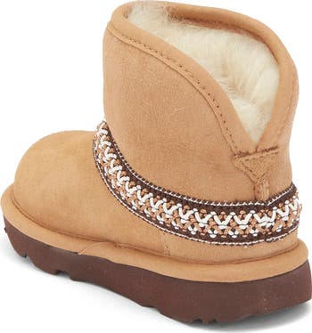 Kids' Classic Faux Fur Mini Crescent Boot