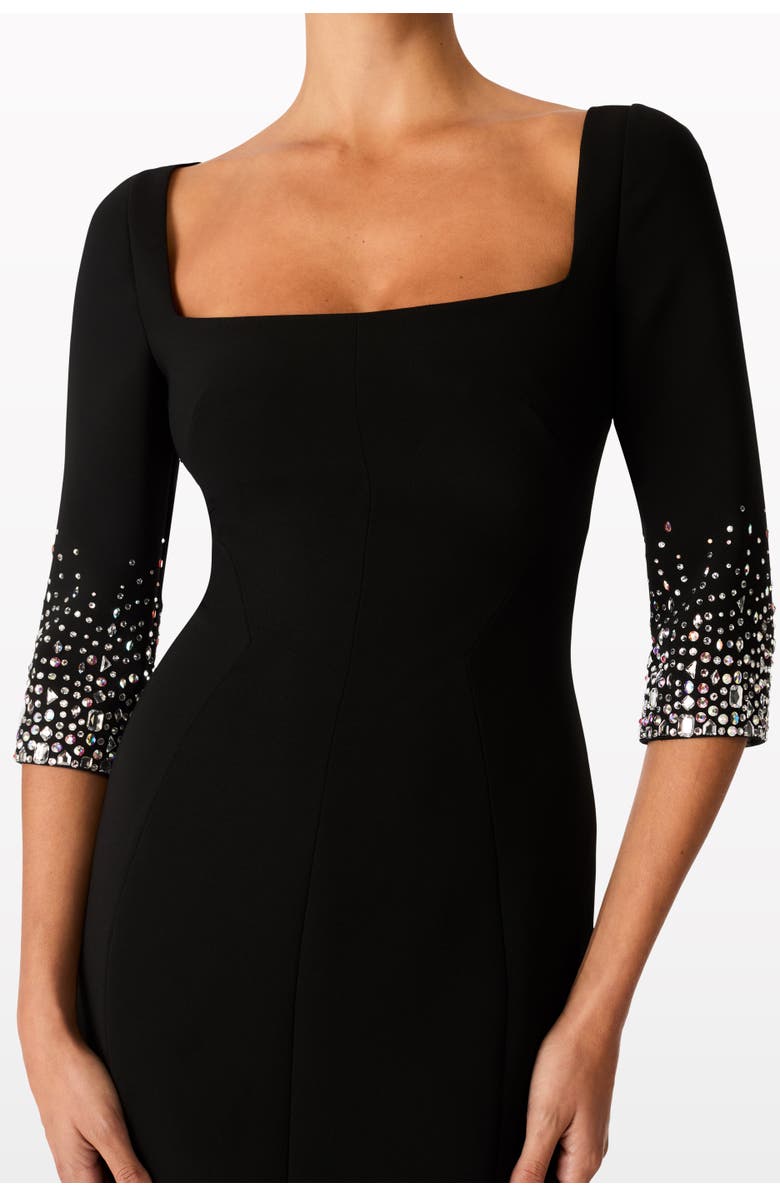 Jenny Packham Rosebud Midi Dress, Alternate, color, 