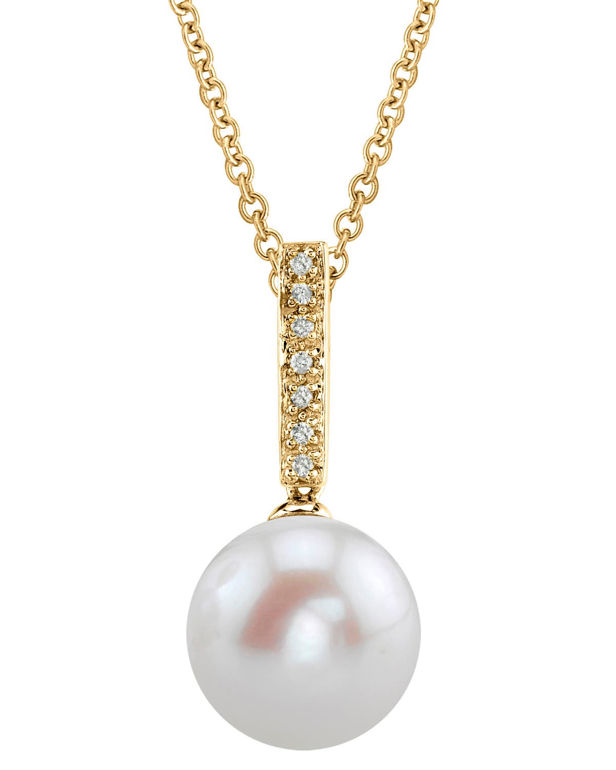 selected White Pearl - Yellow Gold