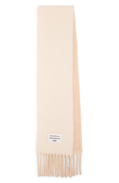 Volly Alpaca & Wool Blend Fringe Scarf