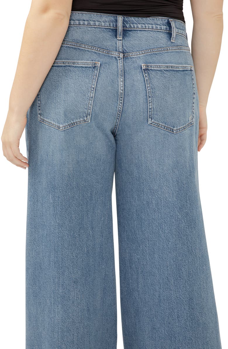 Silver Jeans Co. Highly Desirable High Waist Ultra Wide Leg Jeans, Alternate, color, 