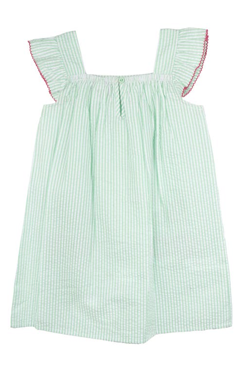 Shop Rare Editions Kids' Cherry Embroidered Seersucker Dress
