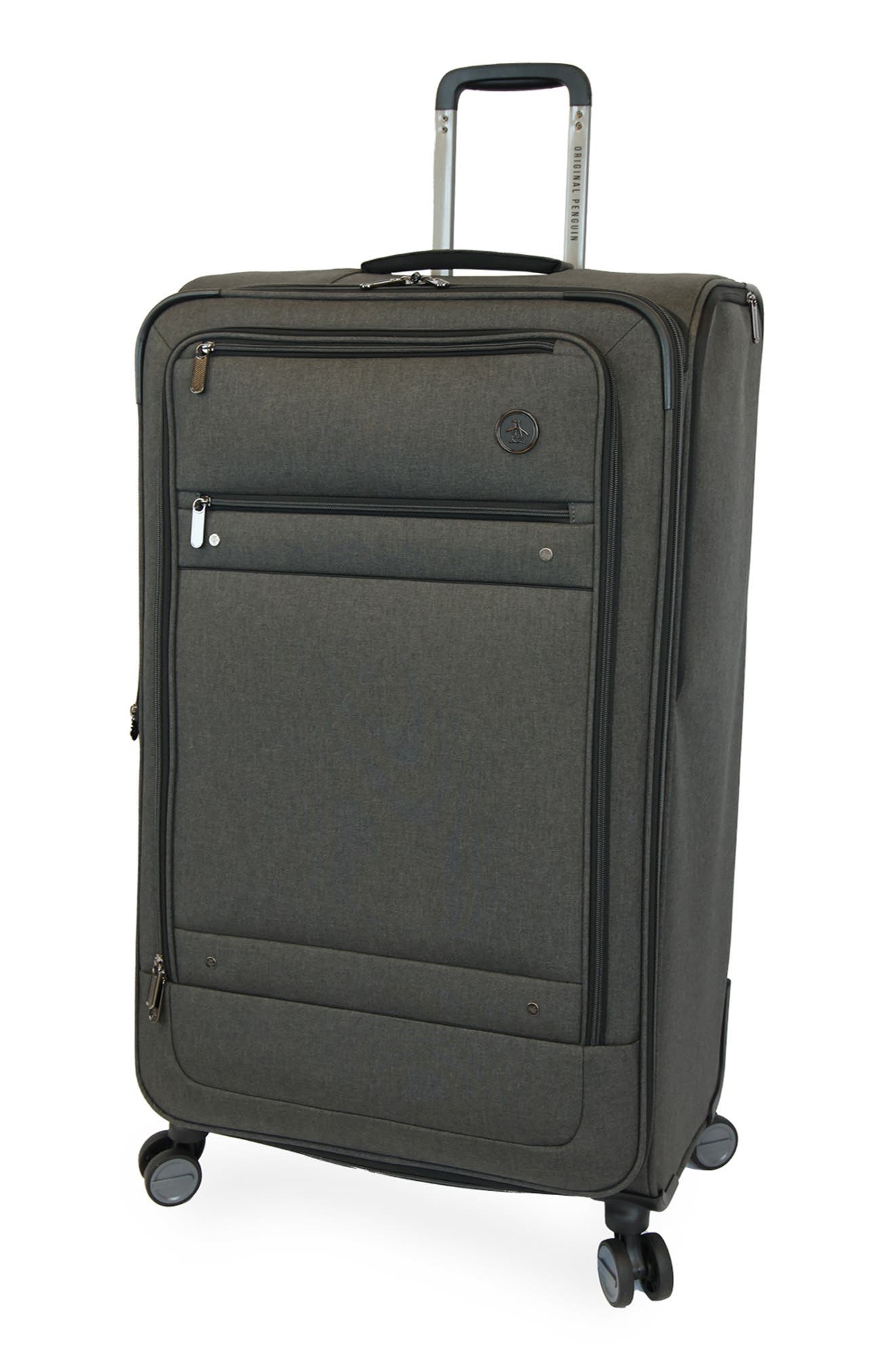Original Penguin Havenport XL 3-Piece Softside Luggage Set, Alternate, color, Black Crosshatch