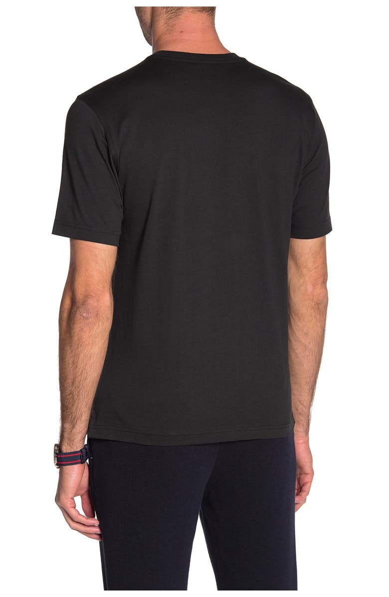 Brooks Brothers Cotton Crewneck T-Shirt, Alternate, color, Black