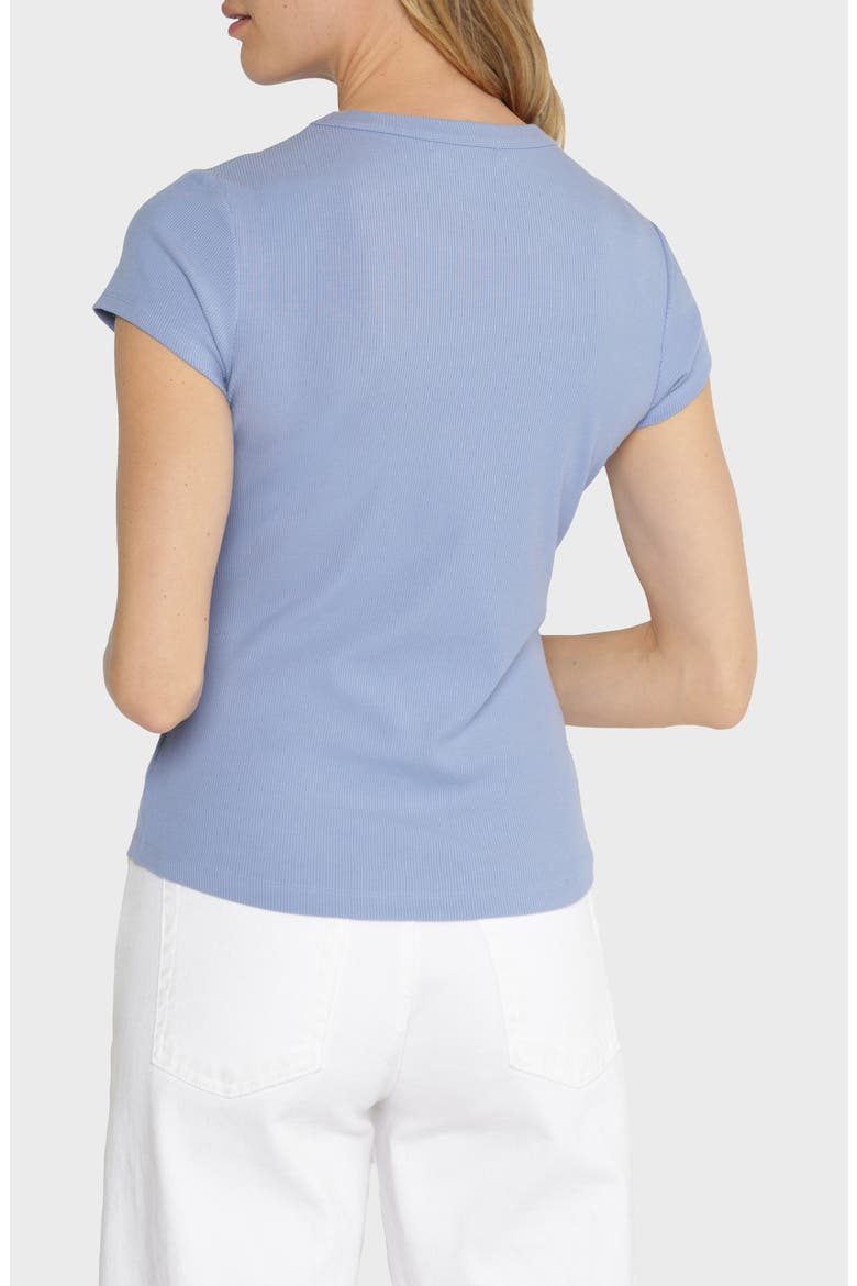Jenna Short Sleeve T-Shirt, Alternate, color, CORNFLOWER