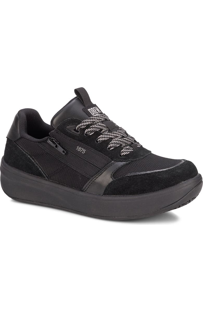 DREW Happy Sneaker, Main, color, Solid Black Combo