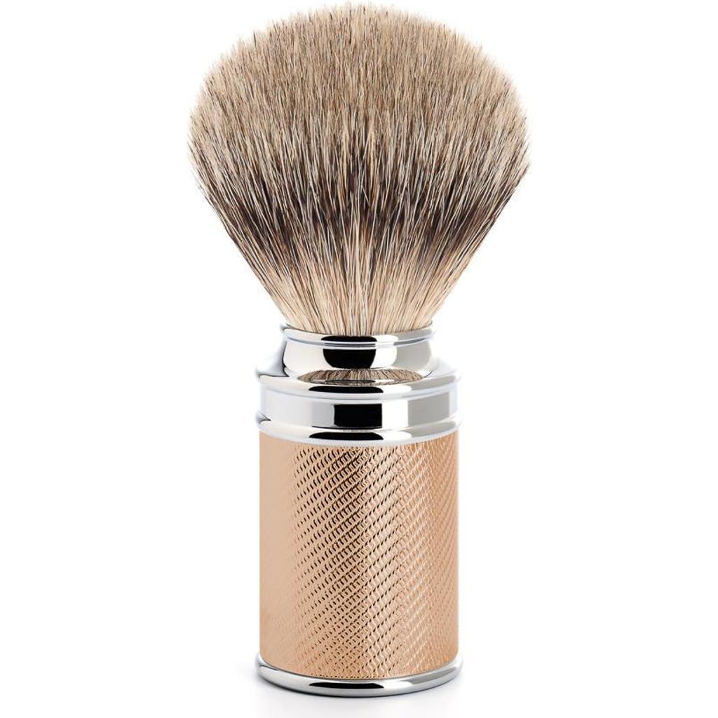 Mühle Traditional Rosegold Silvertip Badger Shaving Brush In Gold