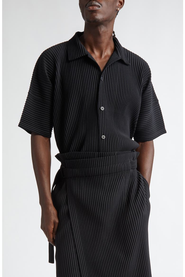 Homme Plissé Issey Miyake MC July Camp Shirt (Men) | Nordstrom