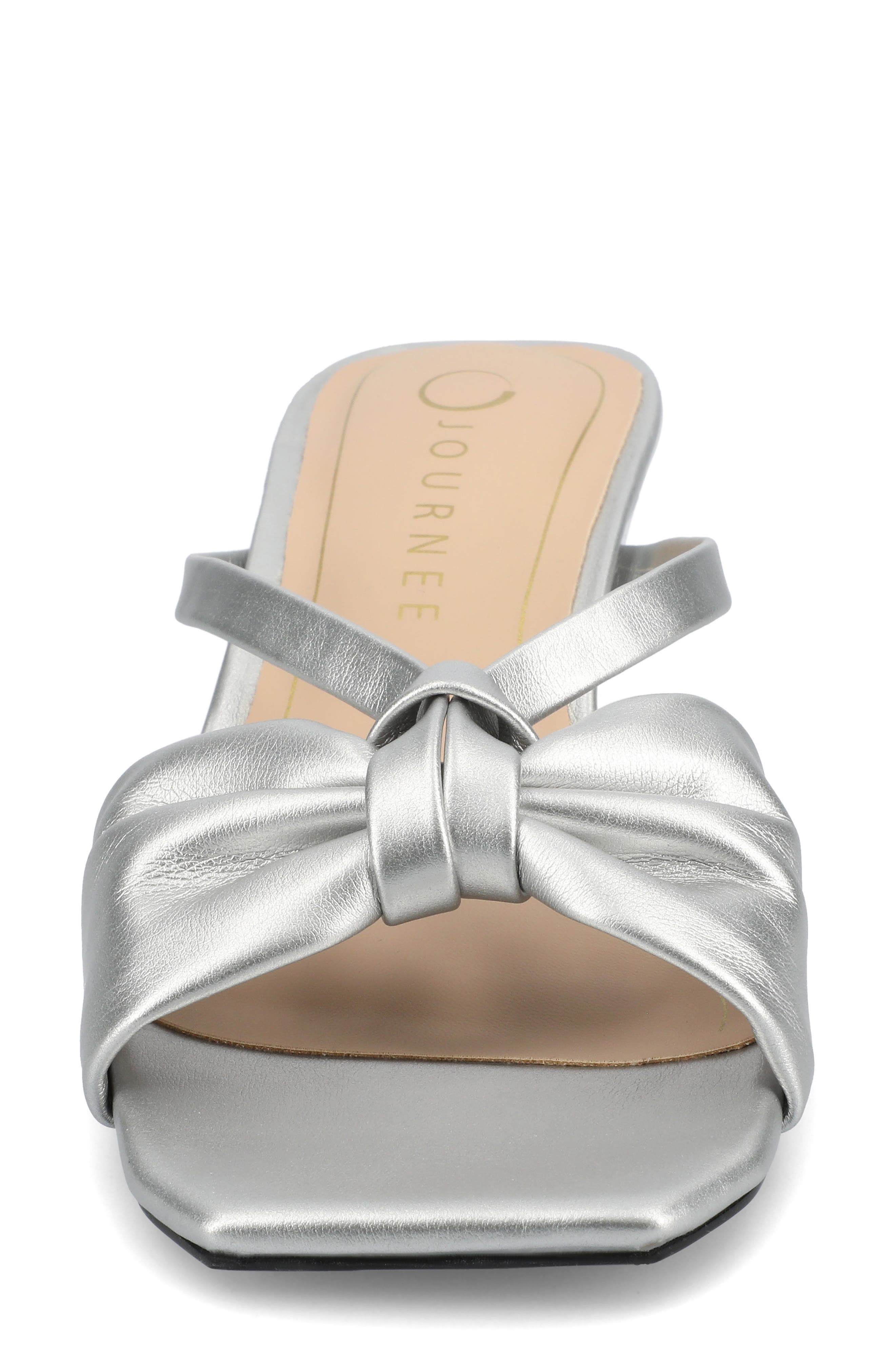 Starling Kitten Heel Sandal, Alternate, color, SILVER