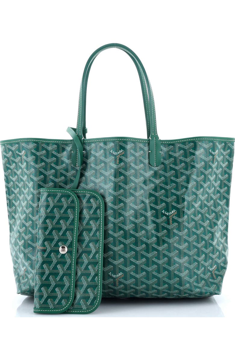 Pre-Owned Goyard Saint Louis Tote Coated Canvas PM, Alternate, color, Green