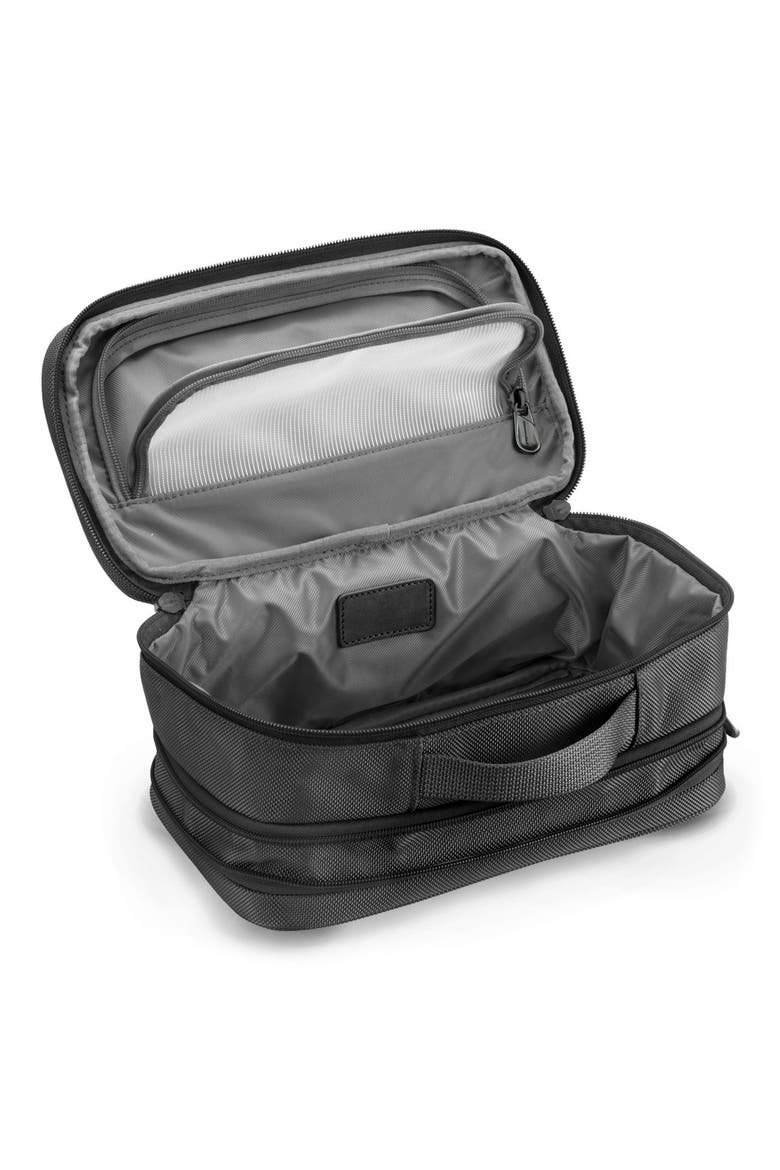 Baseline Expandable Toiletry Kit, Alternate, color, BLACK