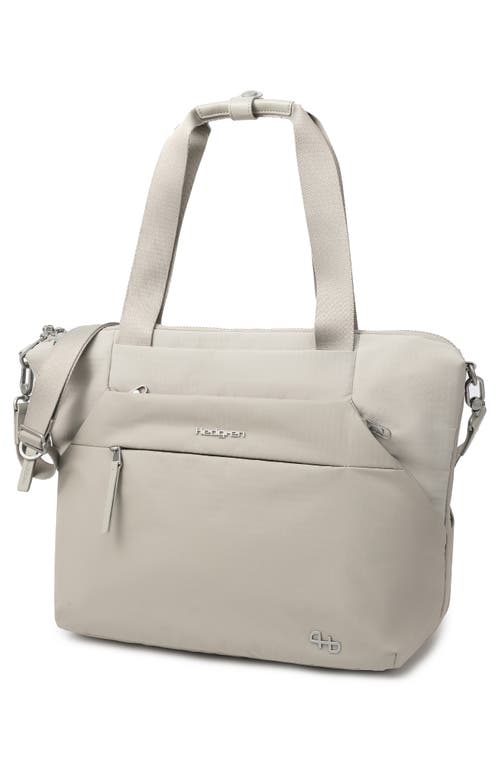 Hedgren Kicho Rfid Laptop Tote In Willow Grey