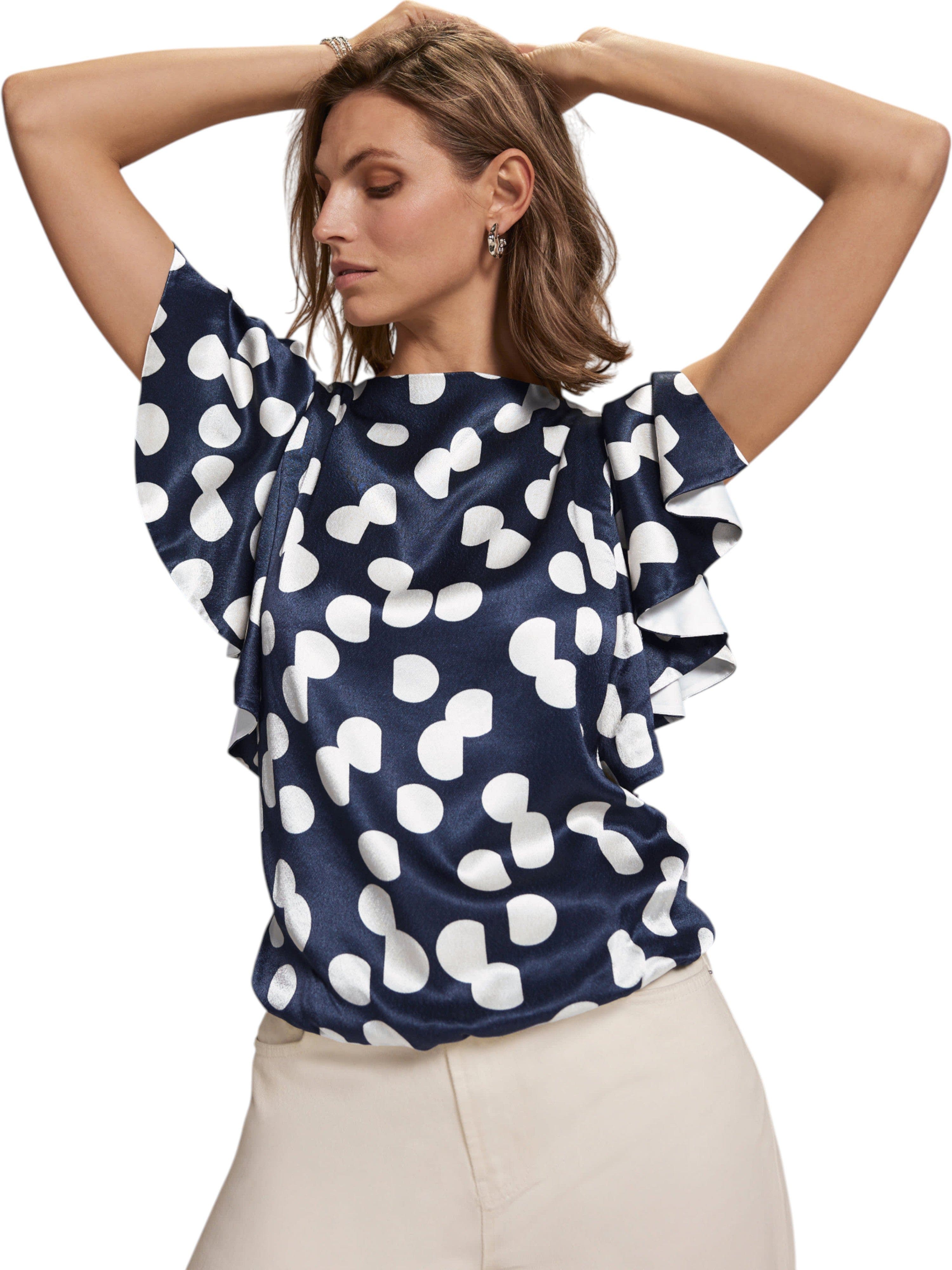 Spot Draped Top - image 2