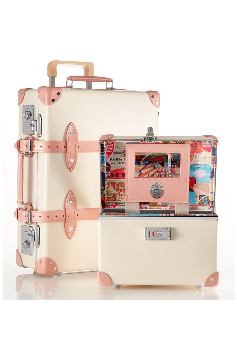 Centenary 20" Trolley Packing Case, Alternate, color, IVORY/DESERT ROSE