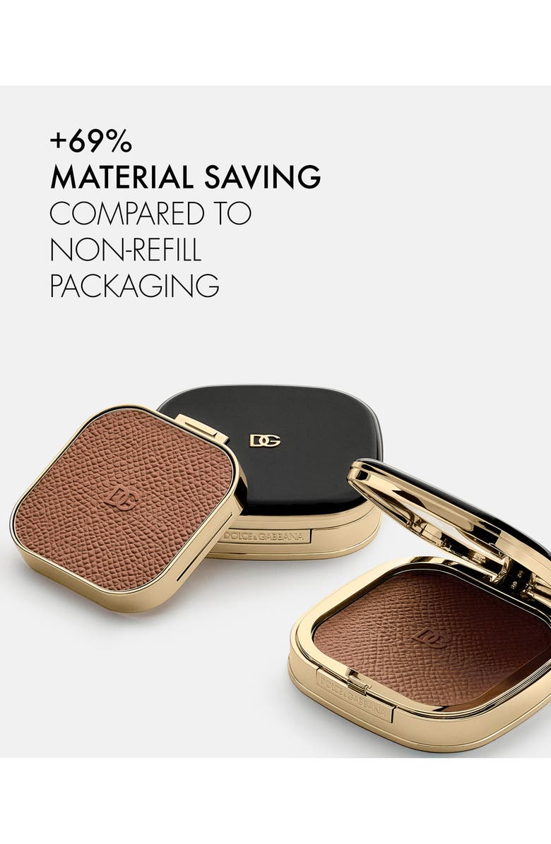 Dolce&Gabbana Face & Eyes Match Lasting Bronzer & Eyeshadow Powder, Alternate, color, Deep