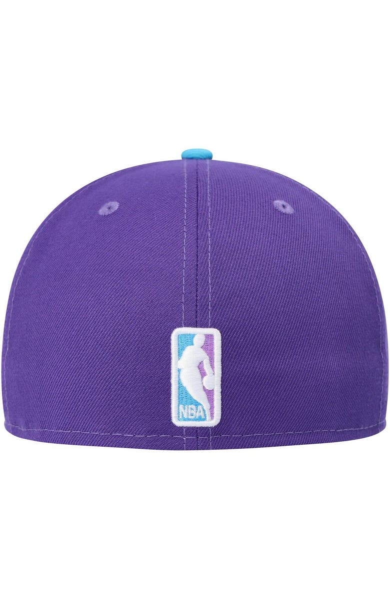 New Era Men's New Era Purple Philadelphia 76ers Vice 59FIFTY Fitted Hat, Alternate, color, 
