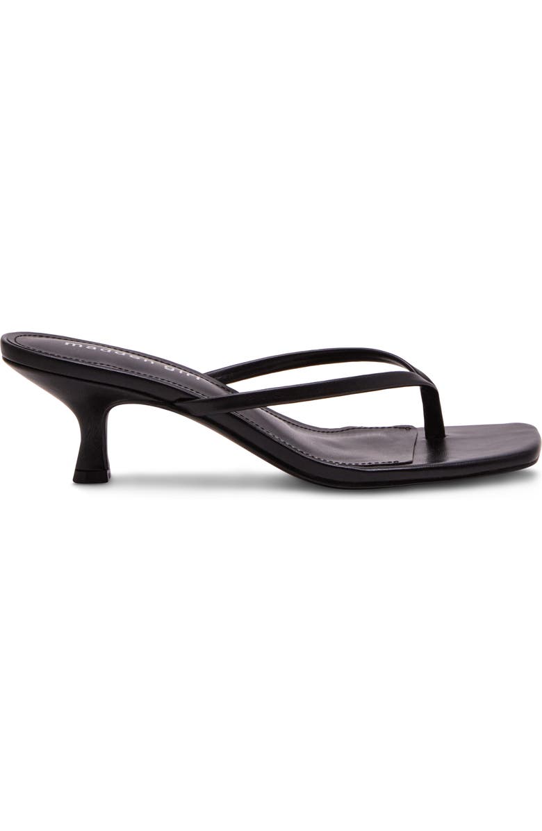 Madden Girl <p>Charlenne Kitten Heel Thong Sandal (Women)</p>, Alternate, color, Black Paris