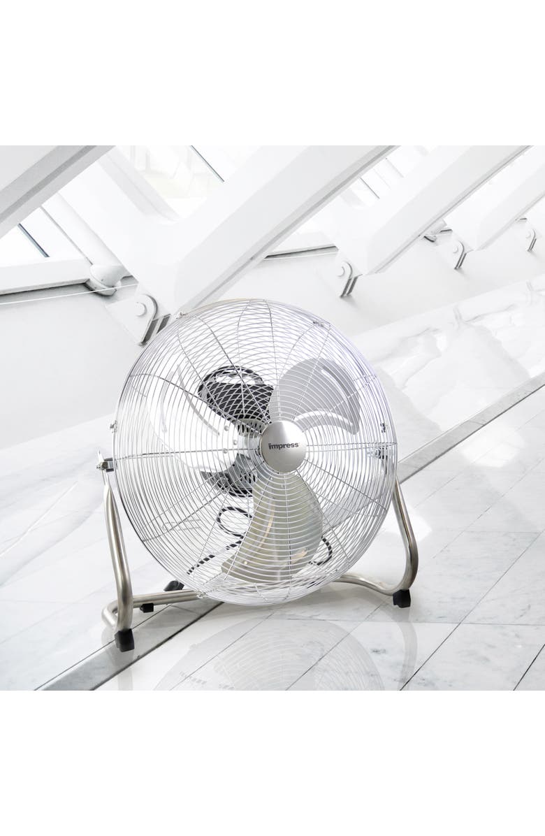 Impress 18 inch High Velocity Metal Fan, Alternate, color, Chrome