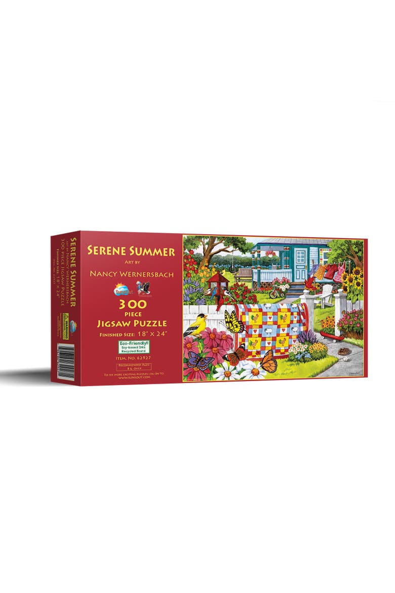 Serene Summer 300 piece Jigsaw Puzzle for Adults, Main, color, Multicolor