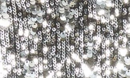 Dolce & Gabbana Dolce&gabbana Sequin Sleeveless Top In Argento