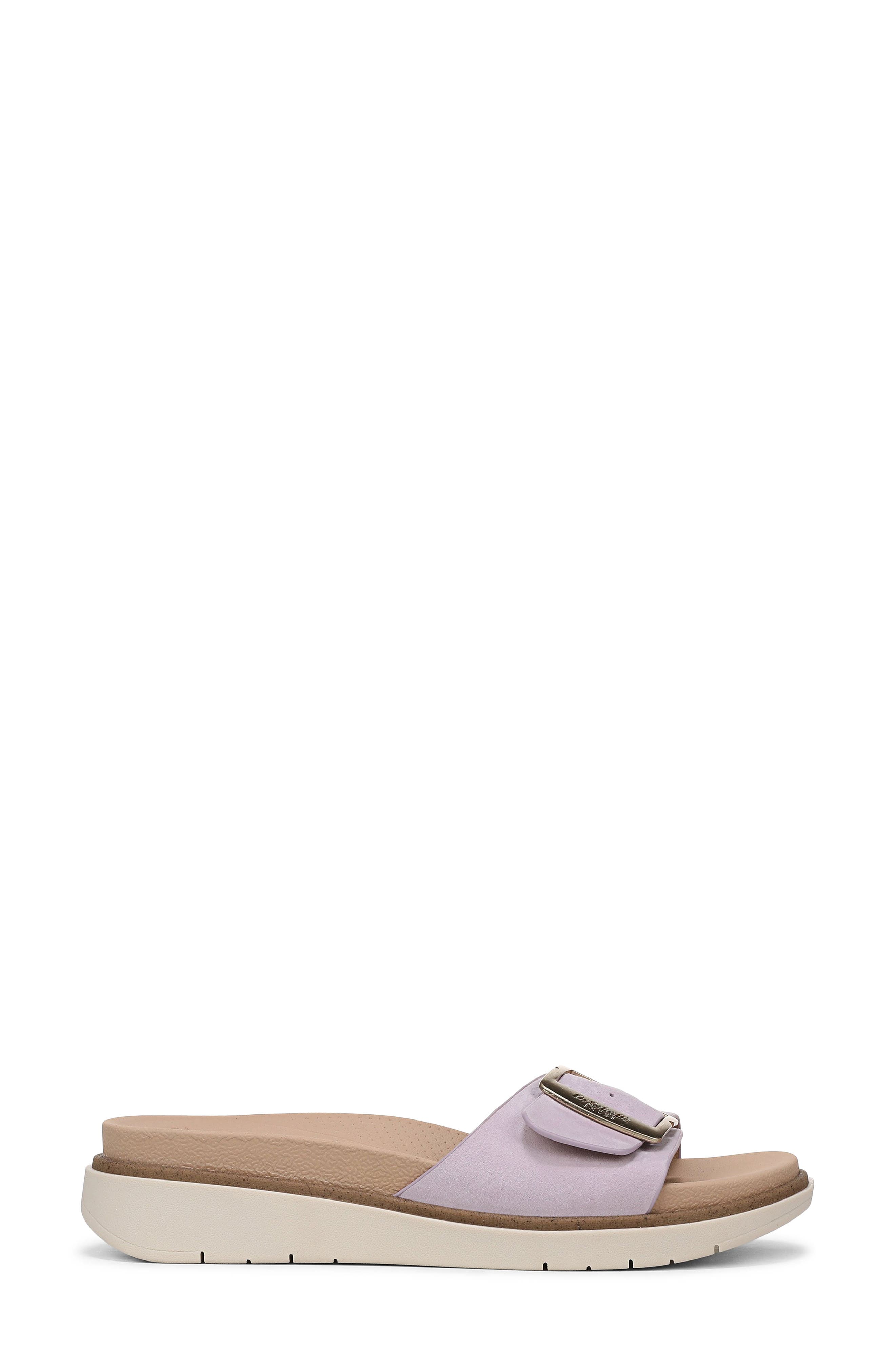Paradis Buckle Slide Sandal, Alternate, color, LAVENDAR