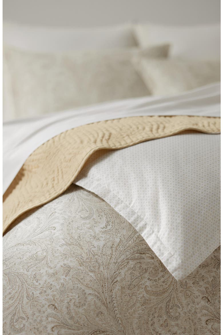 Marah Paisley Cotton Percale Comforter & Sham Set, Alternate, color, TRUE CREAM