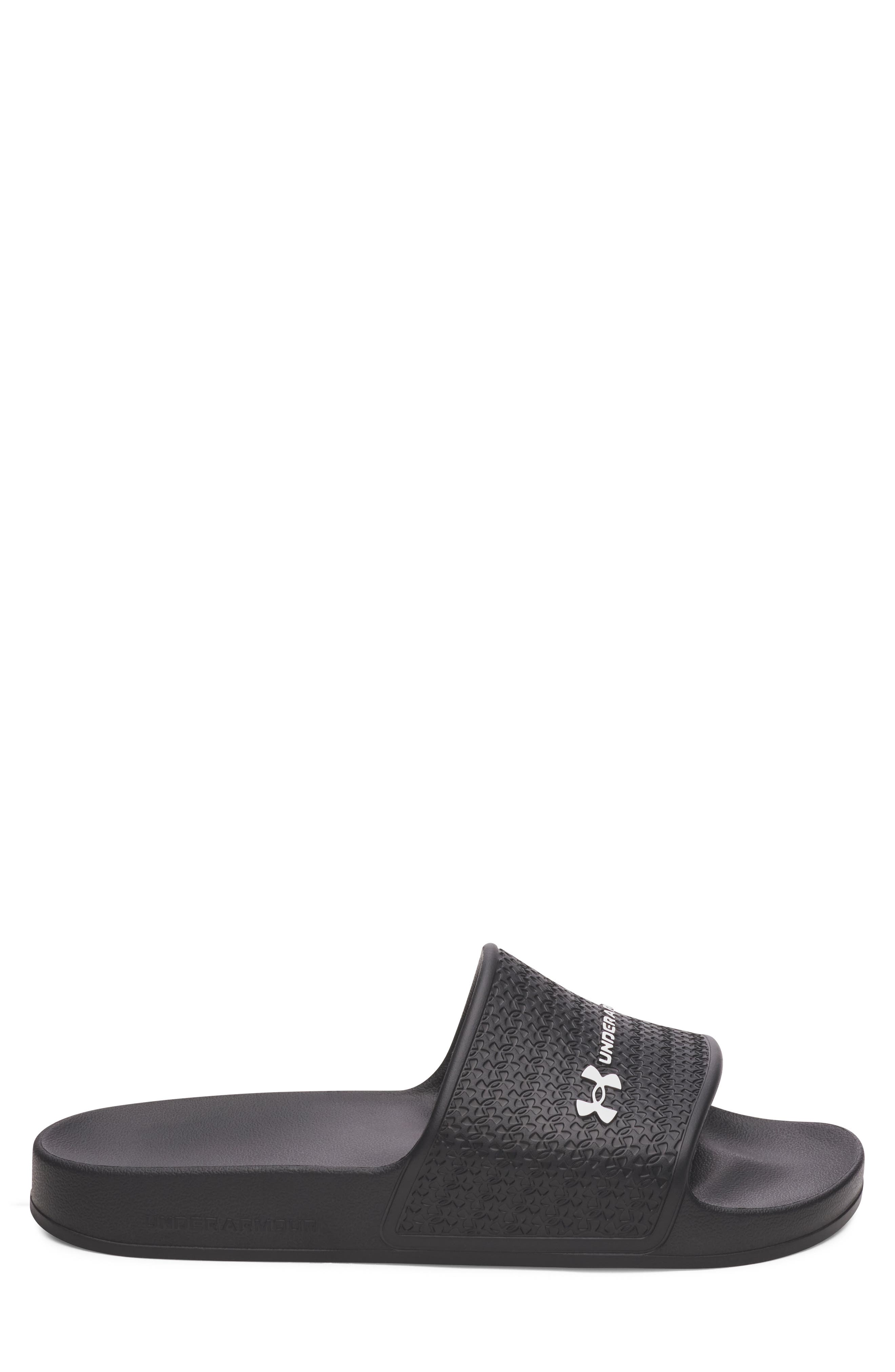 Under Armour Lite Slide Sandal, Alternate, color, Black