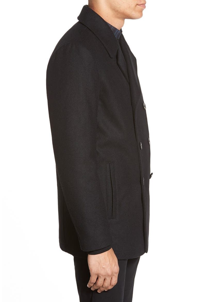Classic Peacoat, Alternate, color, BLACK