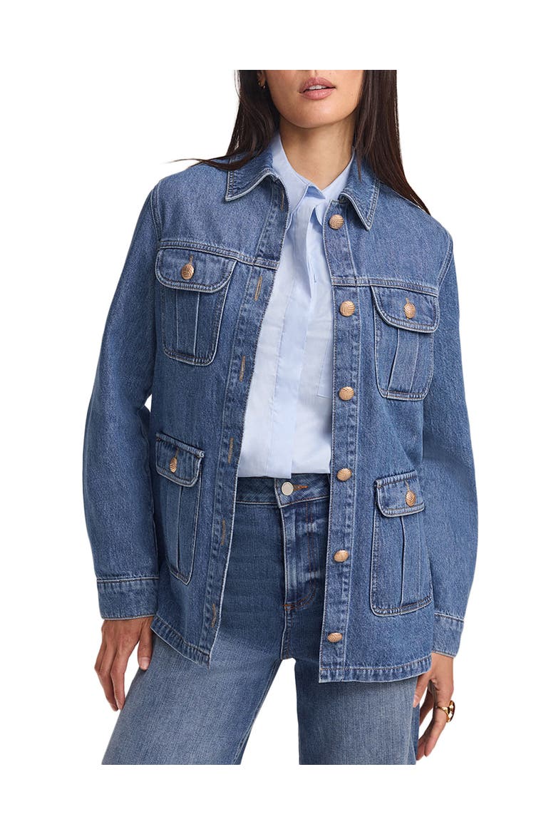 Denim Shacket, Main, color, Blue