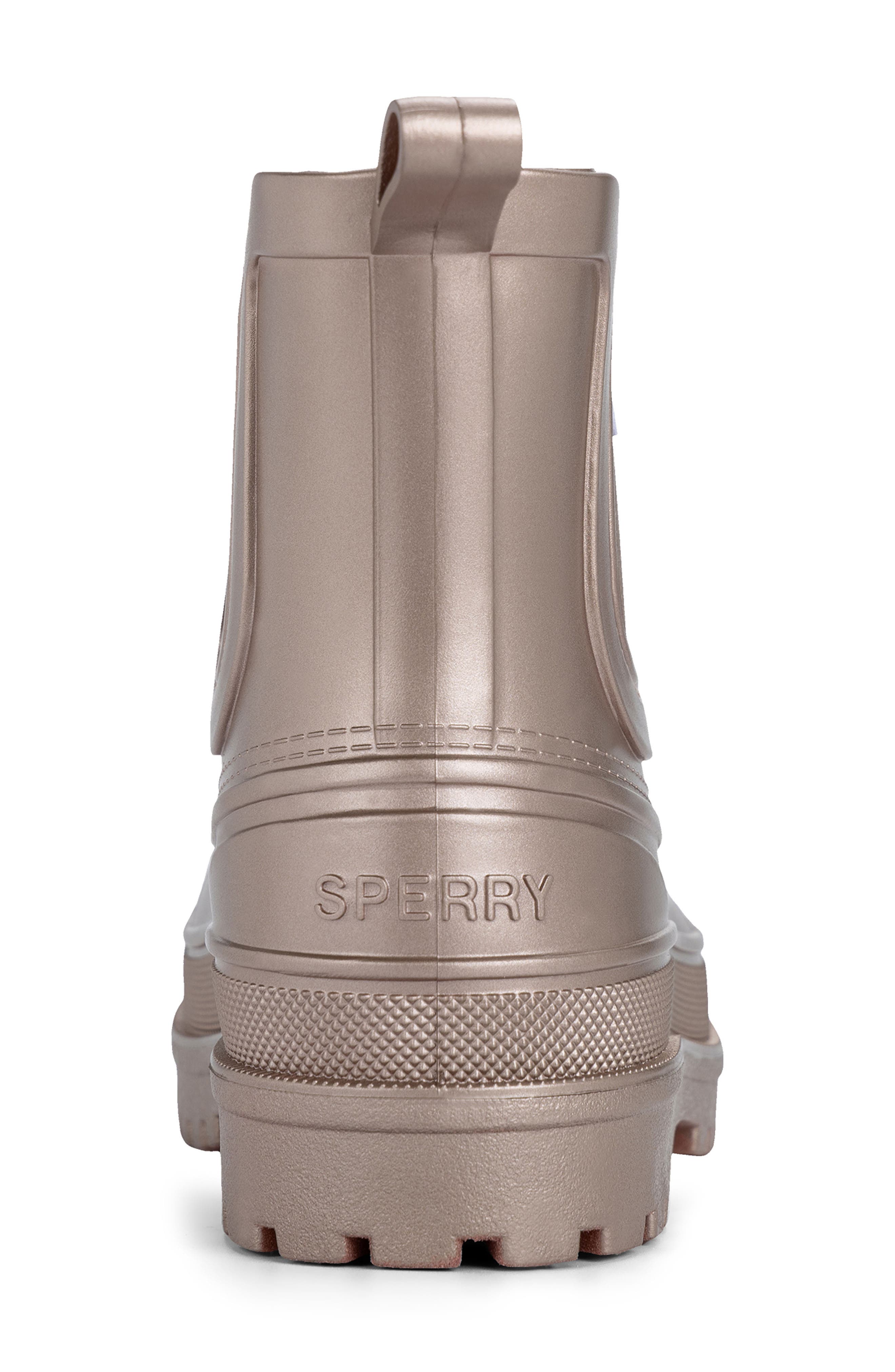 Kids' Port Waterproof Chelsea Boot, Alternate, color, ROSE GOLD