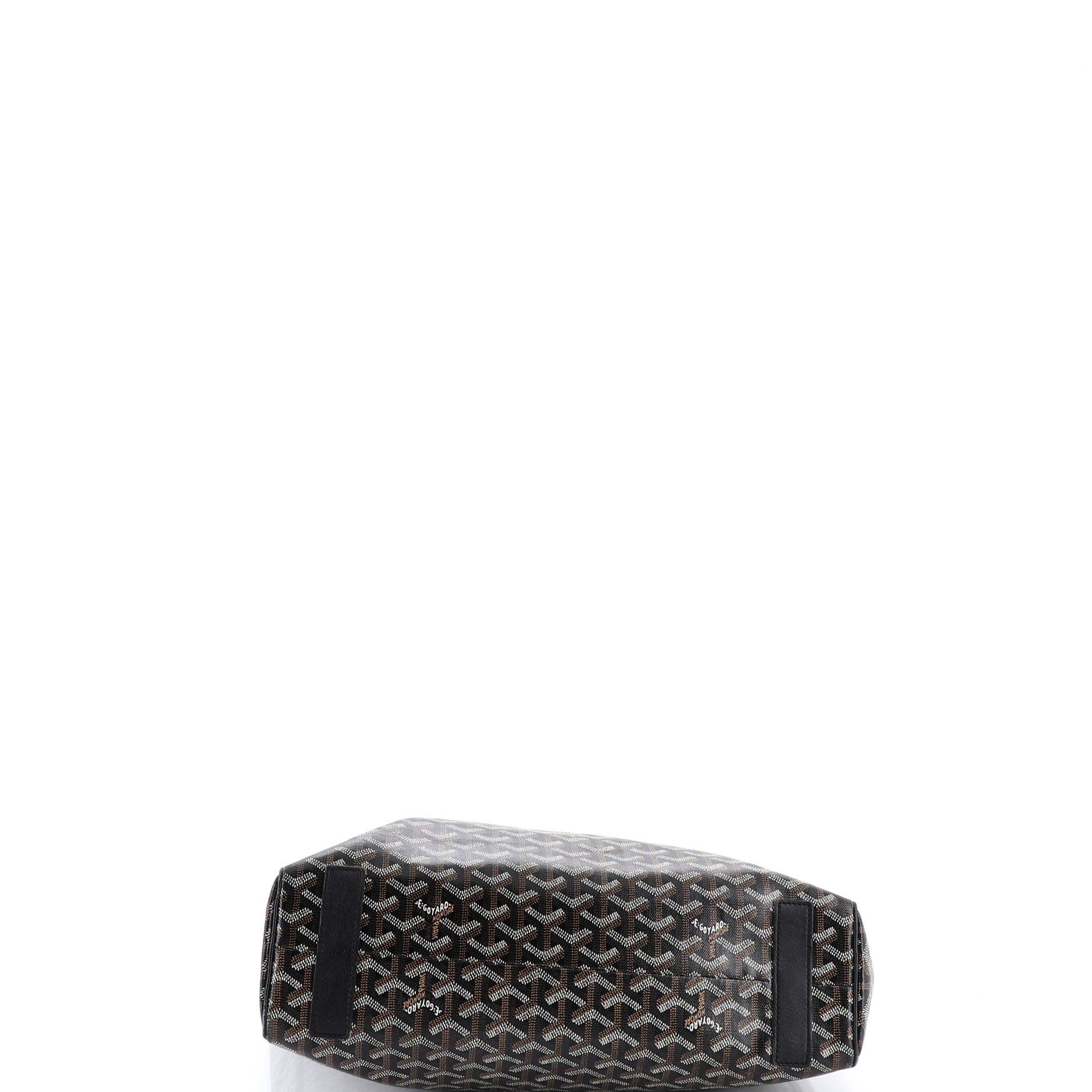 Pre-Owned Goyard Voltaire III Tote Coated Canvas, Alternate, color, Black