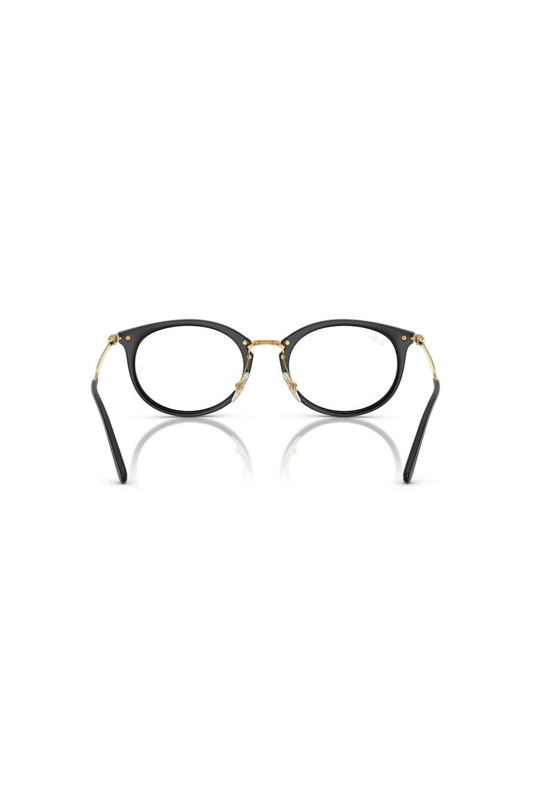 53mm Oval optical glasses, Alternate, color, Black