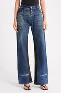 Re/Done High Waist Wide Leg Jeans