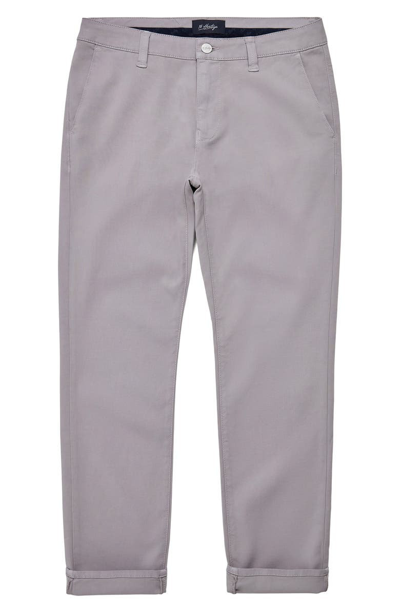 34 Heritage Verona Slim Straight Leg Chinos, Alternate, color, Grey High Flyer