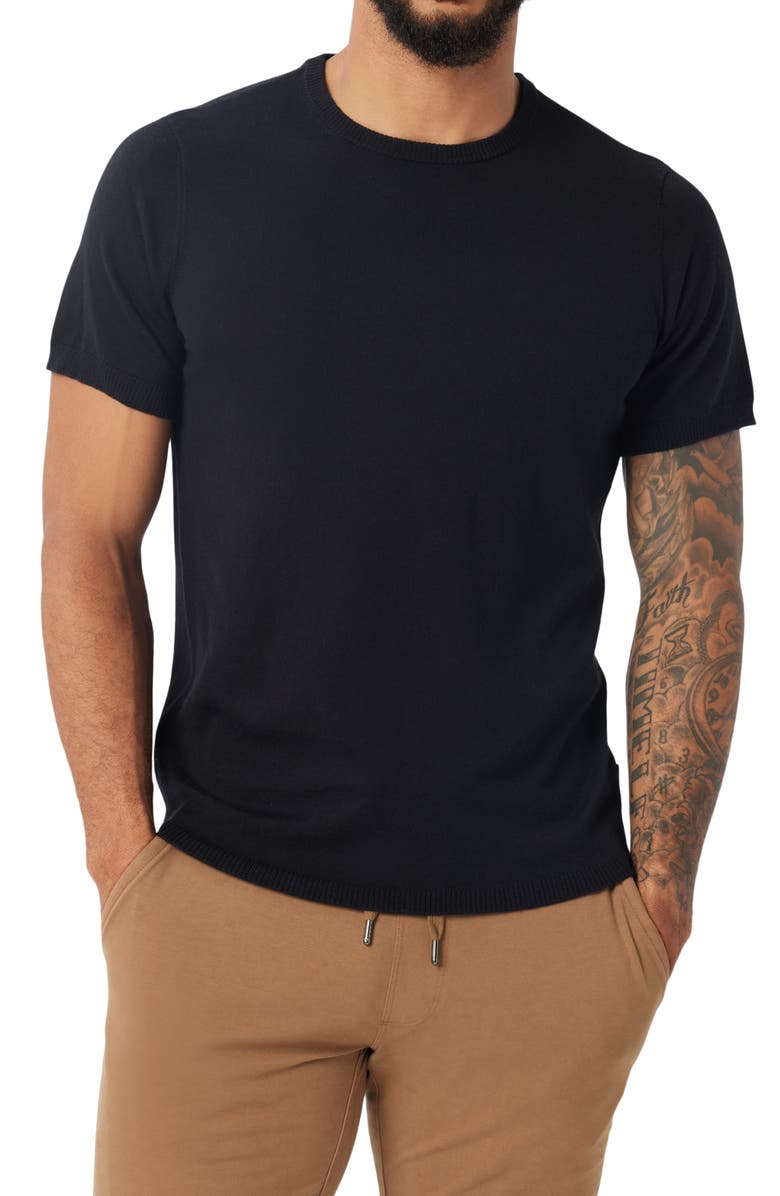 Good Man Brand Organic Cotton & Recycled Cashmere T-Shirt, Main, color, 