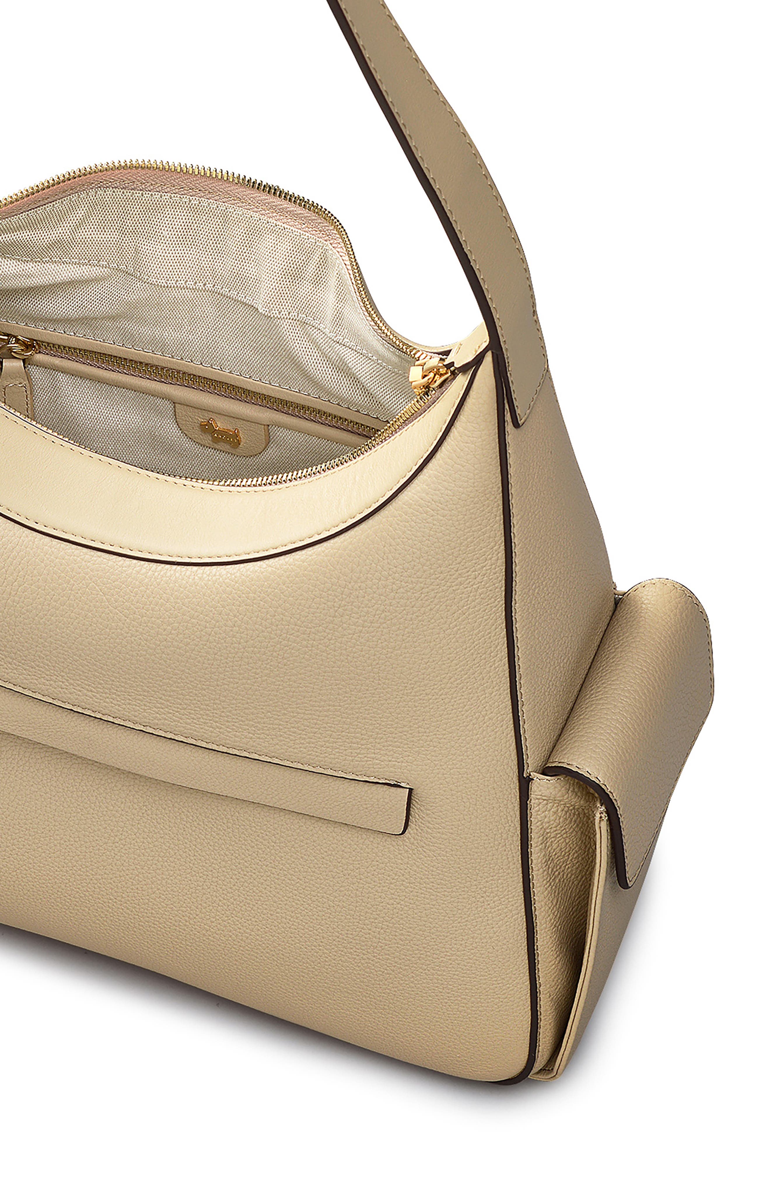 Radley The Small Fitzrovia Leather Backpack, Alternate, color, Stone