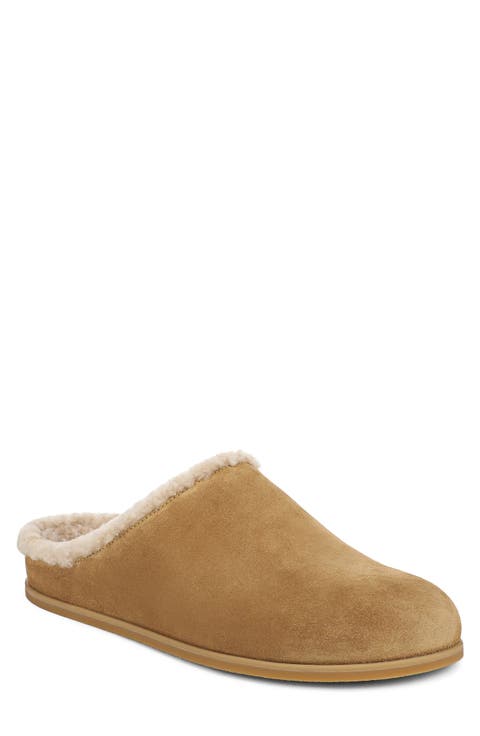 Leo Genuine Shearling Scuff Slipper