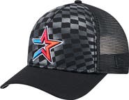New Era Men's New Era Black Houston Astros Gradient 9FORTY A-Frame M-Crown Trucker Adjustable Hat