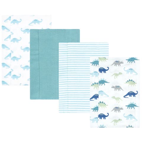 4pk Flannel Burp Cloth (cotton Poly) (baby)
