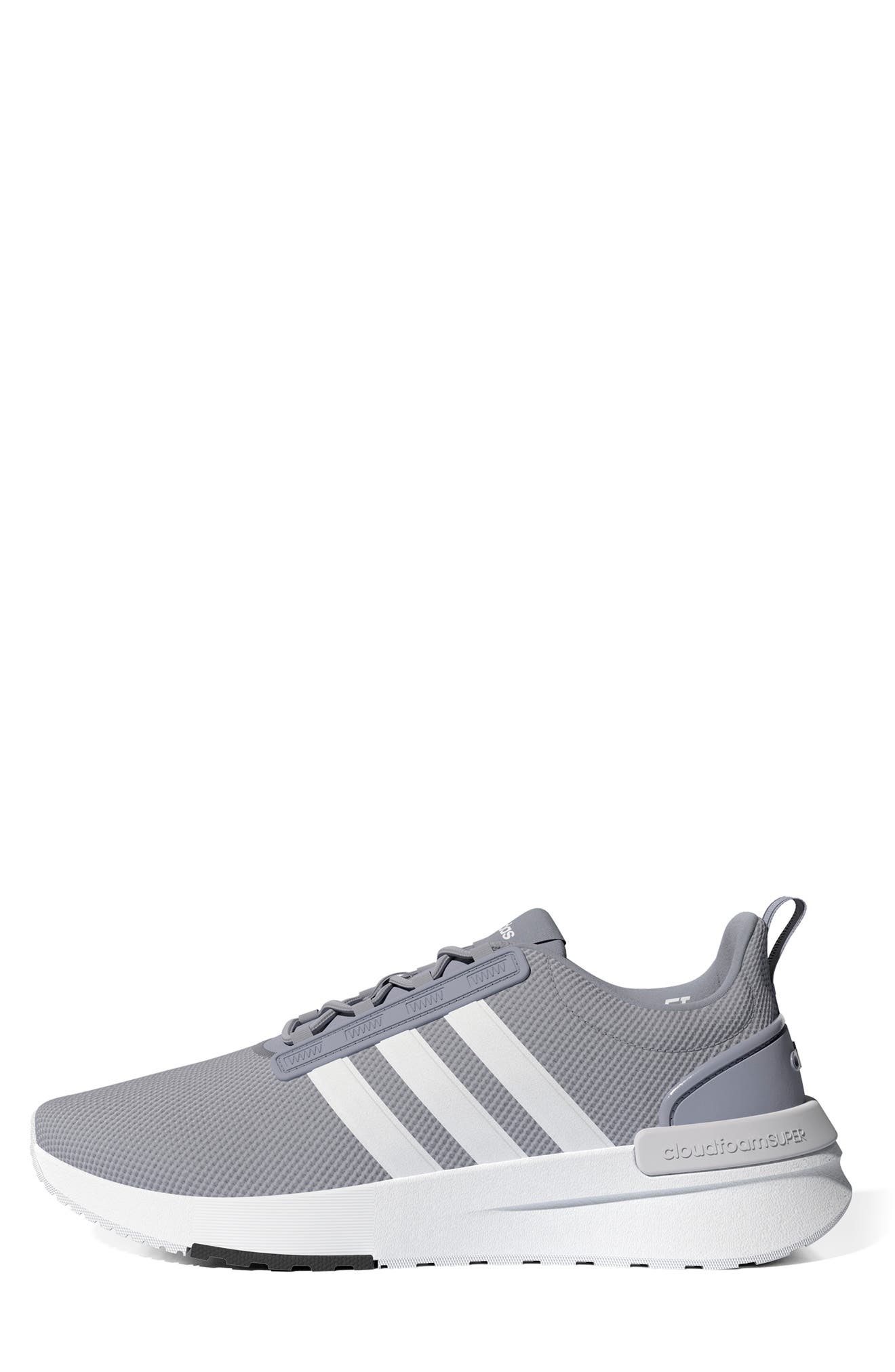 Racer Sneaker, Alternate, color, HALO SILVER/ WHITE/ DASH GREY