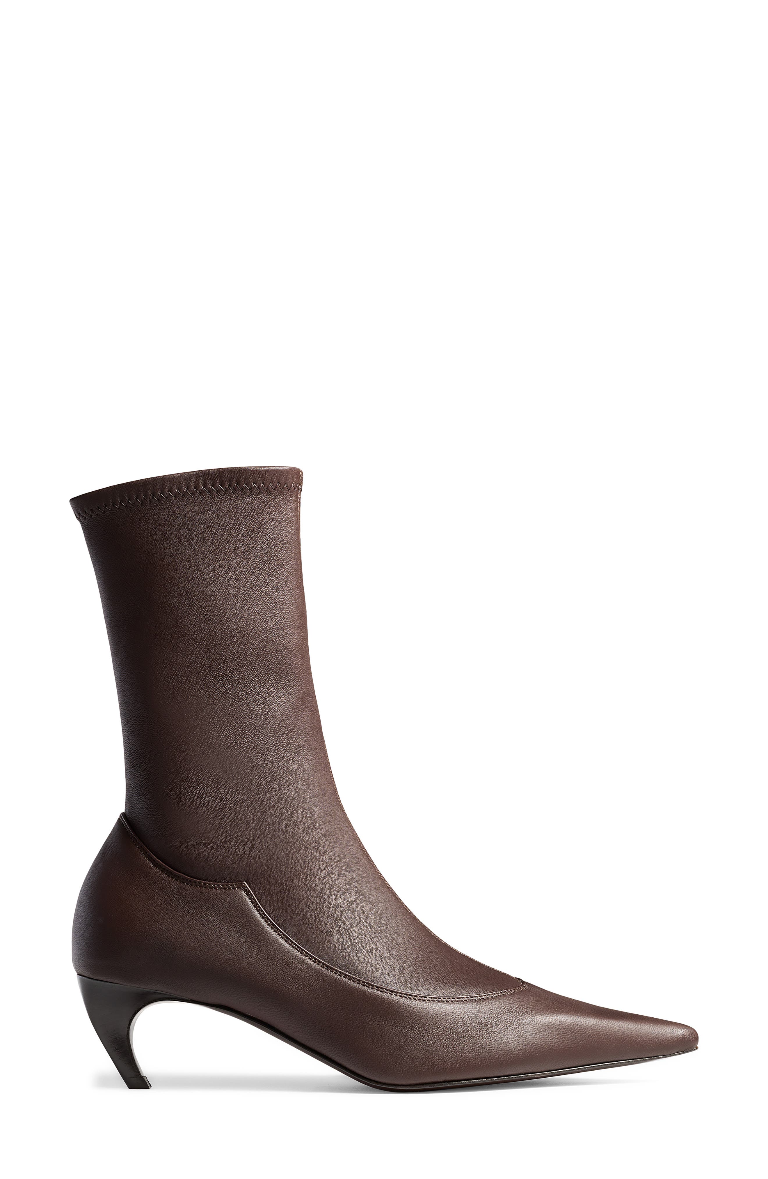 Valerie Pointed Toe Boot, Alternate, color, CHOCOLATE