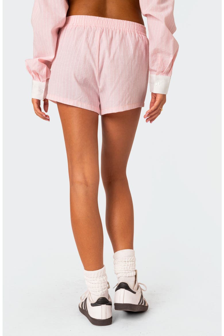 Lea Cotton Blend Boxer Shorts, Alternate, color, LIGHT-PINK
