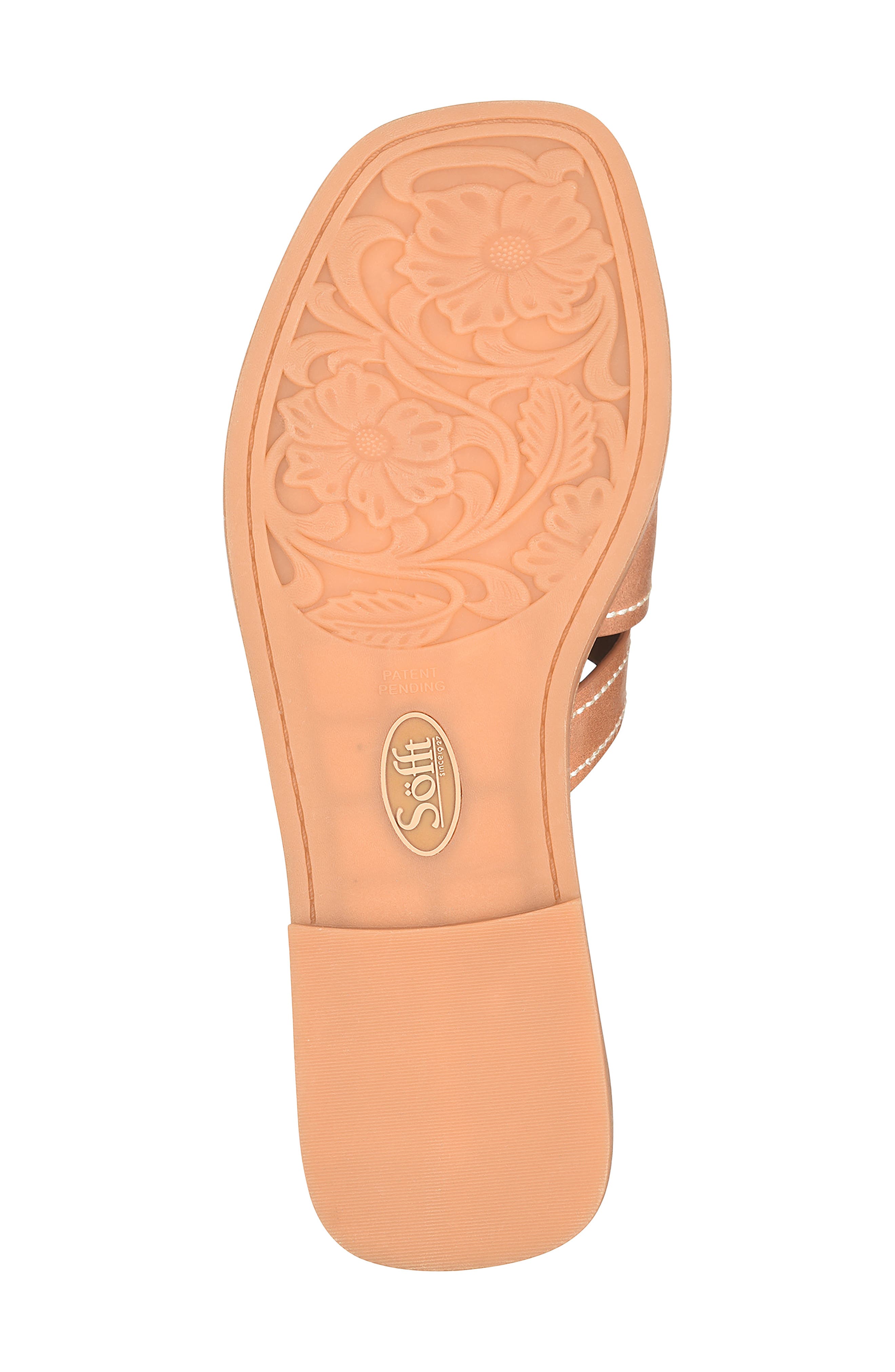 Söfft Rachel Slide Sandal, Alternate, color, Luggage