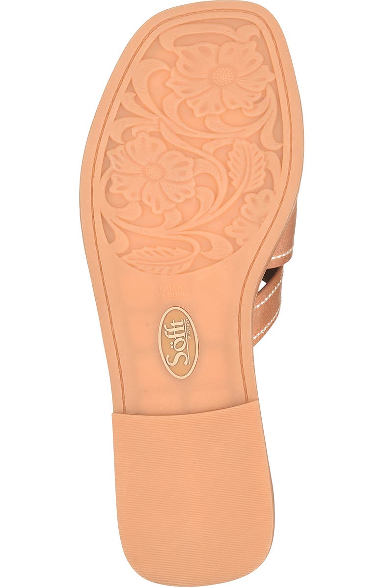 Söfft Rachel Slide Sandal, Alternate, color, Luggage