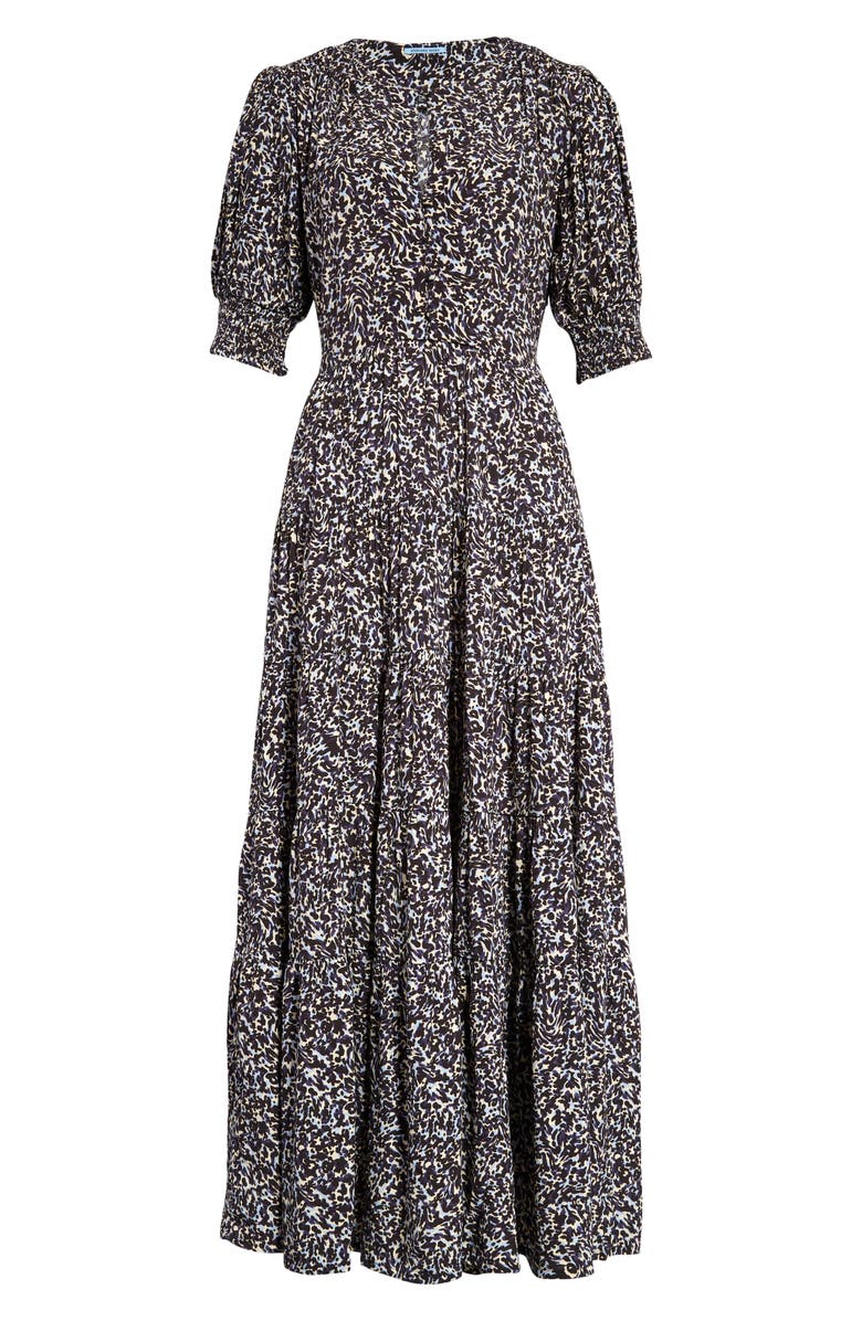 Scotch & Soda Floral Woven Maxi Dress, Alternate, color, 