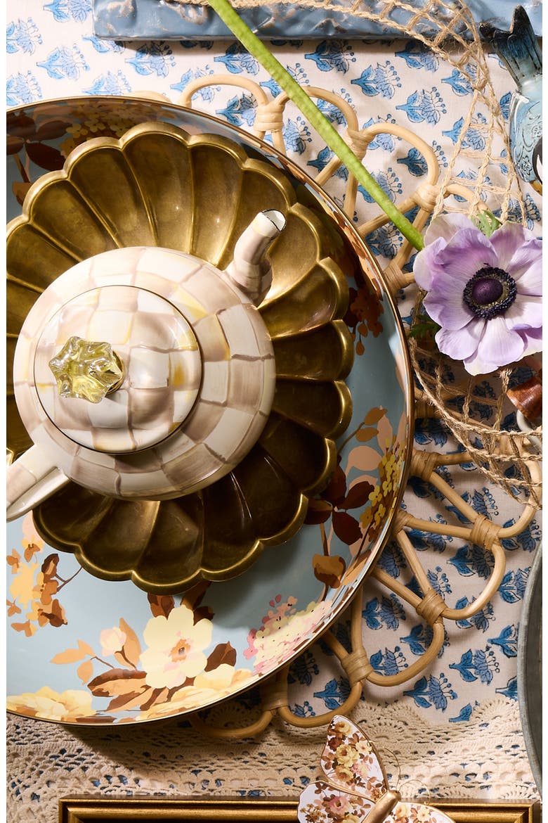 Wild Rose Slate Abundant Bowl, Alternate, color, BLUE