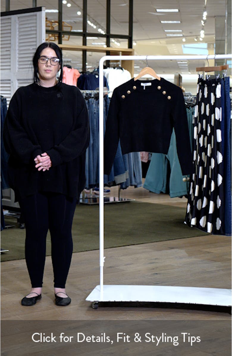 Button Shoulder Sweater, sales video thumbnail